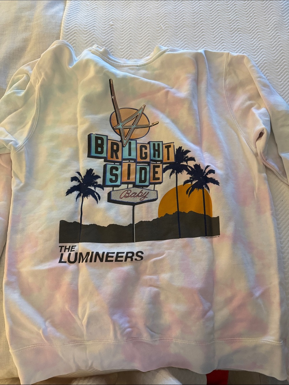 Lumineers Pastel Tie-Dye Crewneck Sweatshirt